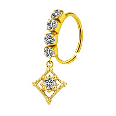 Piercing pentru nas Inel pentru nas Inel colorat pentru nas din oțel inoxidabil Inele pentru nas agățat Bijuterii piercing pentru femei