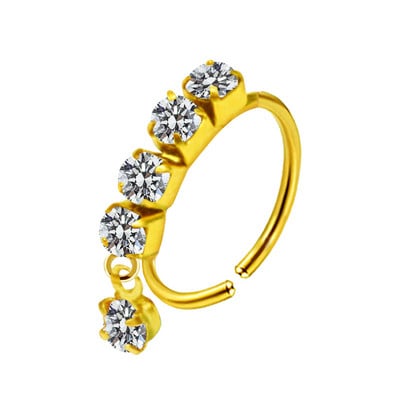 Piercing pentru nas Inel pentru nas Inel colorat pentru nas din oțel inoxidabil Inele pentru nas agățat Bijuterii piercing pentru femei