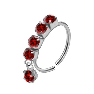 Piercing pentru nas Inel pentru nas Inel colorat pentru nas din oțel inoxidabil Inele pentru nas agățat Bijuterii piercing pentru femei