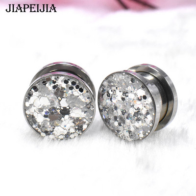 Tuneluri și dopuri pentru urechi de culoare gradientă de 3-30 mm, crampoane de expansiune pentru urechi, care se întind bijuterii pentru corp