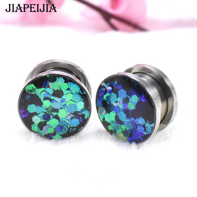 Tuneluri și dopuri pentru urechi de culoare gradientă de 3-30 mm, crampoane de expansiune pentru urechi, care se întind bijuterii pentru corp