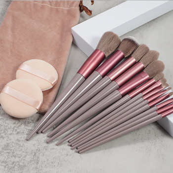 13 τμχ Σετ πινέλου μακιγιάζ Concealer Brush Blush Loose Powder Brush Eye Shadow Highlighter Foundation Brush Beauty Tools