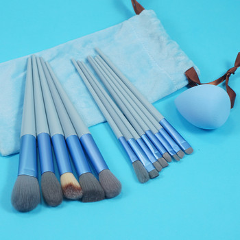 13 τμχ Σετ πινέλου μακιγιάζ Concealer Brush Blush Loose Powder Brush Eye Shadow Highlighter Foundation Brush Beauty Tools