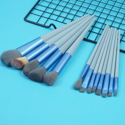 Set četkica za šminku od 13 komada Četkica za korektor za šminku Četkica za nanošenje pudera u prahu Kist za osvjetljavanje sjenila za oči Alati za uljepšavanje