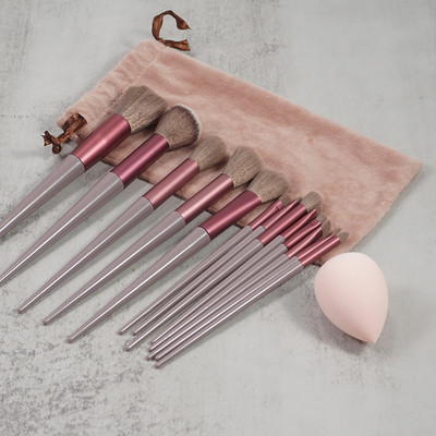 Set četkica za šminku od 13 komada Četkica za korektor za šminku Četkica za nanošenje pudera u prahu Kist za osvjetljavanje sjenila za oči Alati za uljepšavanje