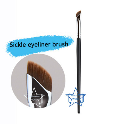 Upgrade Blade szemceruza ecset Ultra vékony, finom szögű, lapos szemöldökecset a szem alatt Helyezzen el sminkecset Precise Detail Eye