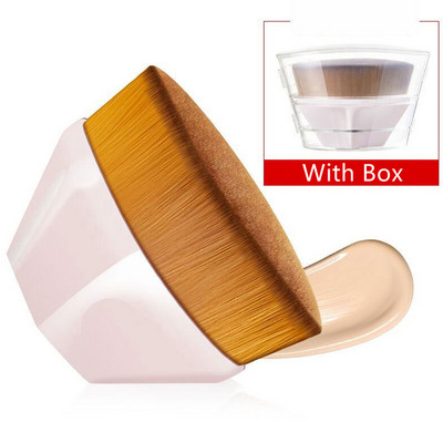 Nova čarobna četkica za šminku Četkice za puder u prahu Četke za rumenilo Prijenosna profesionalna četka za puder Velika kozmetika Meka baza za šminku