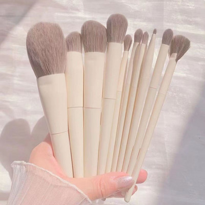 KOSMETYKI mīksta pūkaina aplauzuma otu komplekts, acu ēnu tonālais krēms sievietēm kosmētikas pūdera vaigu sārtuma sajaukšanas rīks Beauty Make Up skaistumkopšanas rīks
