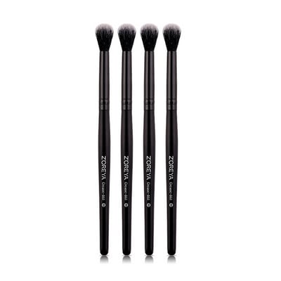 ZOREYA Black Makeup Brush Set Eye Face Cosmetic Foundation Powder Blush Eyeshadow Kabuki Blending Make up Brush Beauty Tool
