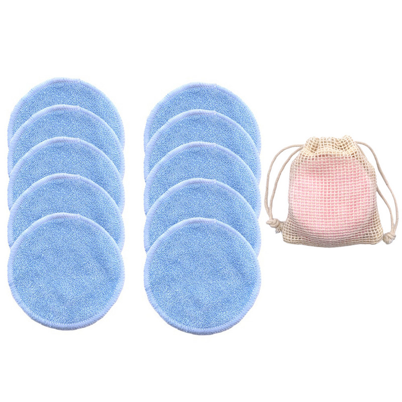 Badu.bg 10PCS/Set Многократно използваеми бамбукови влакна Миещи се ...