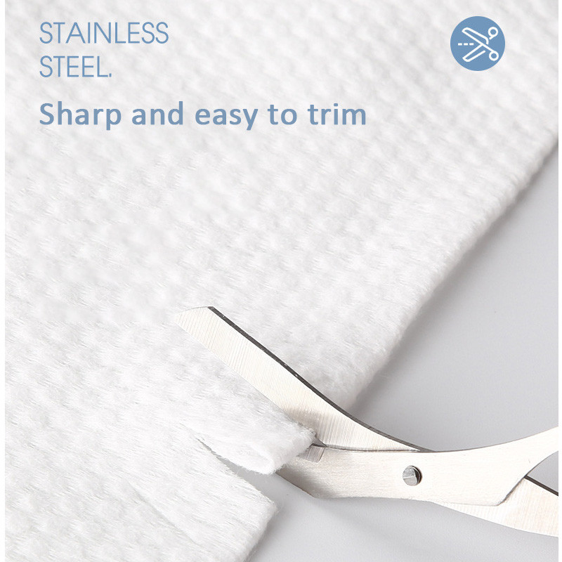 Antakių kirpimo žirklės su šukavimo raštu antakiams Veido plaukų šalinimas Veido skustuvas moterims Kosmetikos makiažo priedai