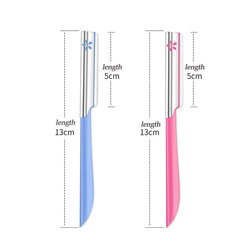 5 tk kulmude epilaatori komplektid naistele Makeup Beauty Kulmud Karvaeemaldus Stiilimistööriist Terasest tera Näoallikas Razor trimmer