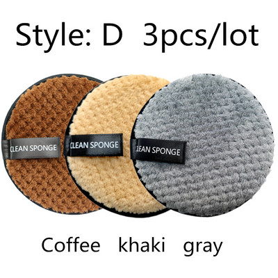 Korduvkasutatavad meigieemalduspadjad puuvillased salvrätikud 3tk/4tk Mikrokiust meigieemalduskäsn puuvillased puhastuspadjad