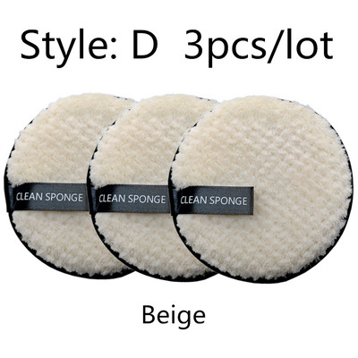 Korduvkasutatavad meigieemalduspadjad puuvillased salvrätikud 3tk/4tk Mikrokiust meigieemalduskäsn puuvillased puhastuspadjad