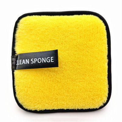 Korduvkasutatavad meigieemalduspadjakesed Salvrätikud Ruudukujuline Mikrokiust meigieemaldus Käsn puuvillane puhastuspadjakeste tööriist