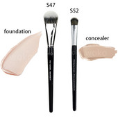 Pensula de machiaj Concealer Shadow Contour Blush Pudră Fond de ten lichid Bronzer Pensule sintetice profesionale Machiaj pentru nas Instrument