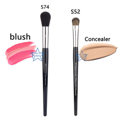 Pensula de machiaj Concealer Shadow Contour Blush Pudră Fond de ten lichid Bronzer Pensule sintetice profesionale Machiaj pentru nas Instrument