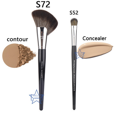Pensula de machiaj Concealer Shadow Contour Blush Pudră Fond de ten lichid Bronzer Pensule sintetice profesionale Machiaj pentru nas Instrument