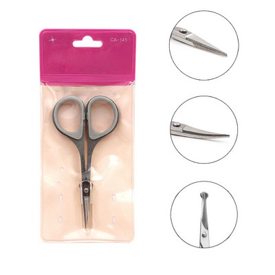 Sharp Tip Nail Scissors Manicure Cuticle Remover Stainless Steel Styling Grooming Eyebrow Nose Hair Cutter Trimmer Makeup Tool