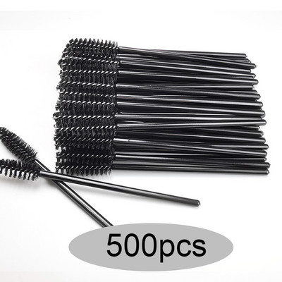 50/100/300/500db Szemöldök Szempillakefék Szempilla orsók Szempillaspirál Pálcák Eldobható Applikátor Szempillahosszabbító Smink eszközhöz