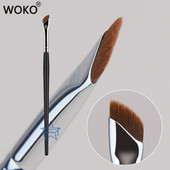 New Sickle Eyeliner Perie Knife Edge Machiaj Perie Liquid Eyeliner Perie Ultra subțire Fină Unghi oblic Cap plat Perie pentru sprâncene