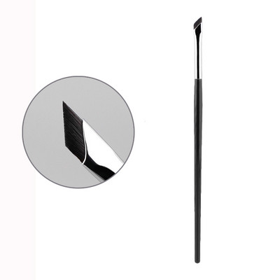New Sickle Eyeliner Perie Knife Edge Machiaj Perie Liquid Eyeliner Perie Ultra subțire Fină Unghi oblic Cap plat Perie pentru sprâncene