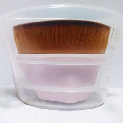 Pensule de machiaj hexagonală Pudră de frumusețe Pensule pentru fard de obraz Pensule profesionale portabile pentru fond Cosmetice mari Machiaj de bază moale