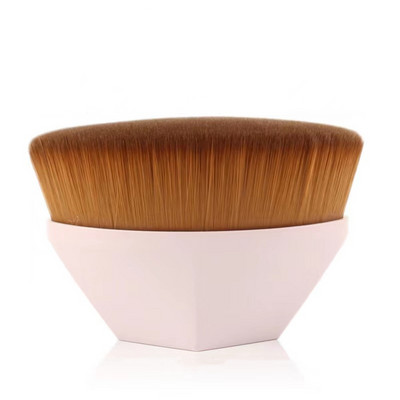 Pensule de machiaj hexagonală Pudră de frumusețe Pensule pentru fard de obraz Pensule profesionale portabile pentru fond Cosmetice mari Machiaj de bază moale