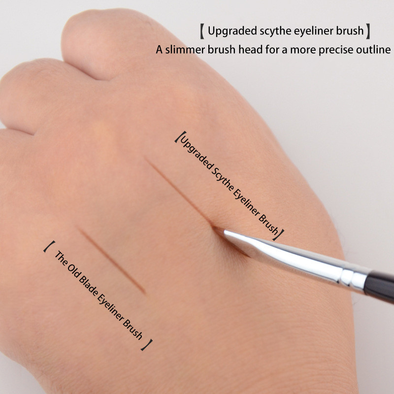 Četkica za olovku za oči Nose Shadow Repair Eye Shadow Concealer Četkica za podlogu za šminku Ultra tanka, fina četkica za obrve pod kosim kutom