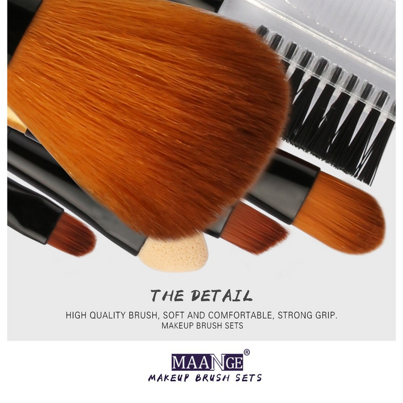 6 bucăți/Set de perii de machiaj Set de instrumente Pudră cosmetică Fard de ochi Fond de ten Blush Blending Beauty Make Up Brush Maquiagem