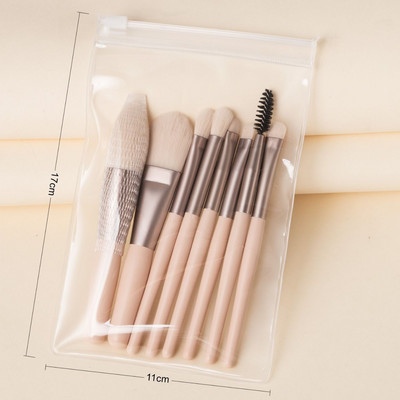 Set de pensule de machiaj moi, pufoase, 13 buc, pentru fond de ten, fard de obraz, pudră, fard de pleoape, perie de machiaj pentru amestecare Kabuki, instrument de frumusețe