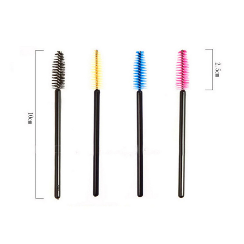 50 buc Perii de machiaj pentru gene Baghete de rimel de unică folosință Aplicator de gene Perie cosmetică Maquiagem Cilio Makeups Tool Kit