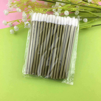 50 buc Perie pentru buze de unică folosință pentru ruj Baghete pentru aplicator de machiaj Perii pentru buze Extensie portabilă Instrument cosmetic pentru frumusețe