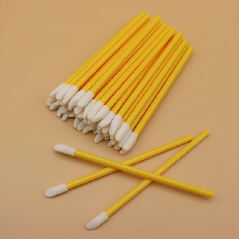 50 buc Perie pentru buze de unică folosință pentru ruj Baghete pentru aplicator de machiaj Perii pentru buze Extensie portabilă Instrument cosmetic pentru frumusețe