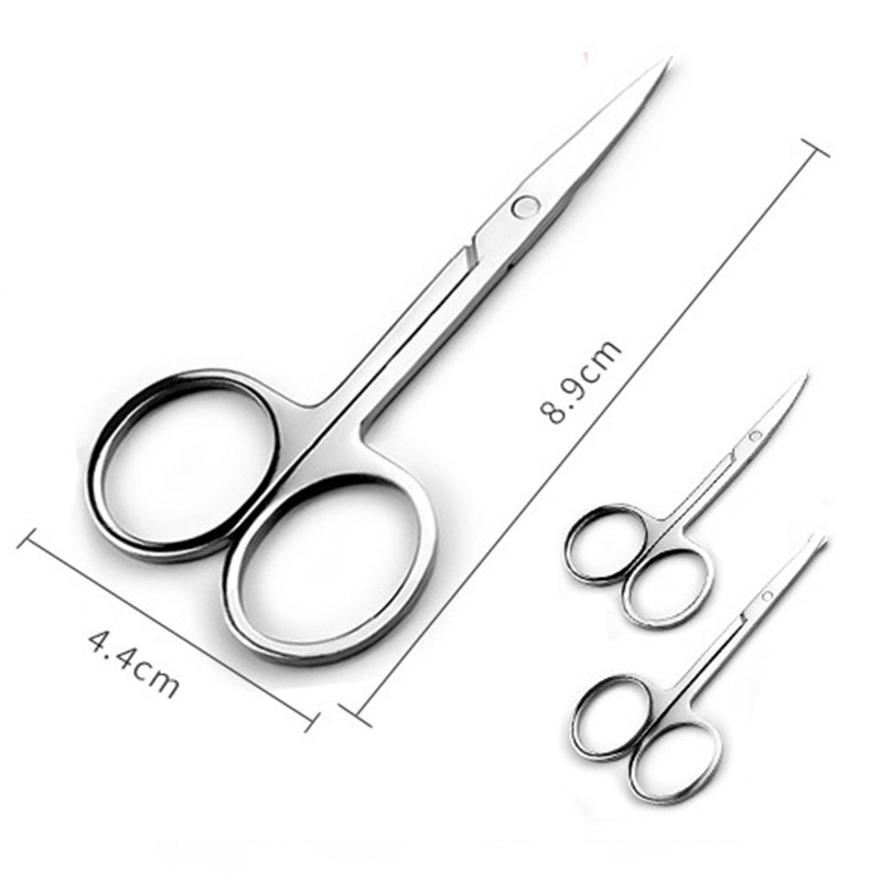 1 tk roostevabast terasest kulmude nina juuksekääride lõikamine 3 stiilis maniküür näo kärpimine väikeste küünte meik ilutööriistad