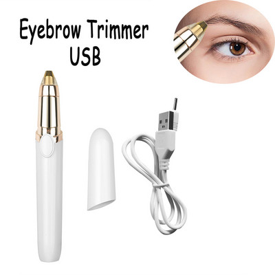 Electric Face Eyebrow Hair Trimmer Mini Portable Women Body Shaver Remover Blade Razor Eye Brow Epilator for Female