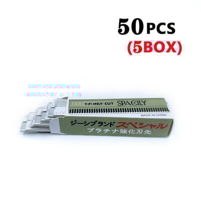 10 buc. Machiaj permanent Trimmer pentru sprâncene Maquiagem Special pentru sprâncene Razor din oțel inoxidabil pentru răzuit lamă pentru sprâncene Instrument de machiaj pentru frumusețe