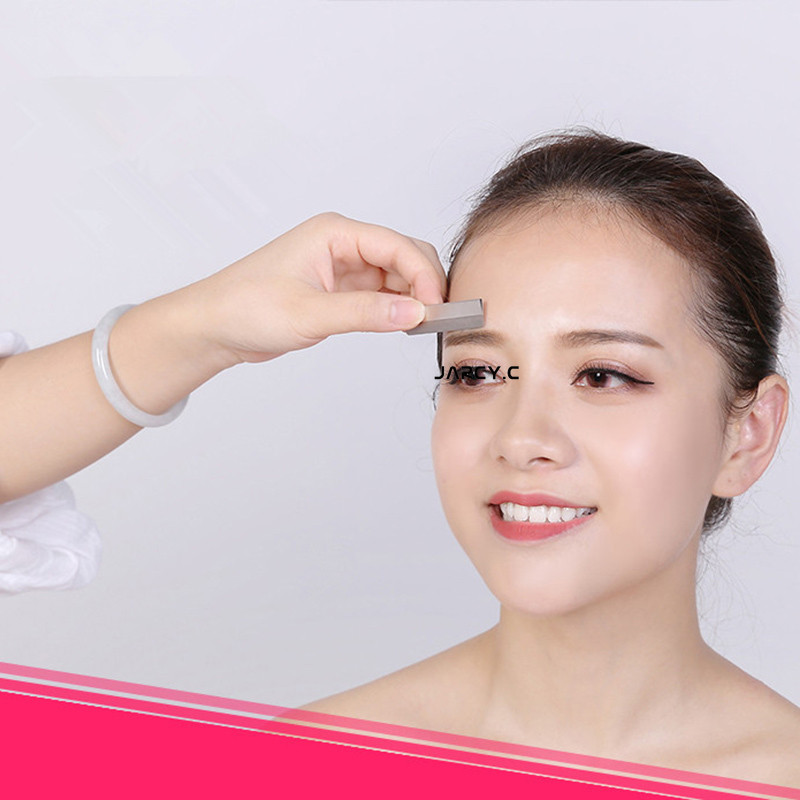 10 buc. Machiaj permanent Trimmer pentru sprâncene Maquiagem Special pentru sprâncene Razor din oțel inoxidabil pentru răzuit lamă pentru sprâncene Instrument de machiaj pentru frumusețe