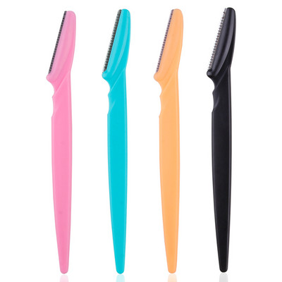 3/4/10 buc Trimmer sprâncene lamă aparat de ras portabil pentru față epilarea sprâncenelor aparate de tăiat pentru îndepărtarea părului aparat de ras de siguranță machiaj pentru femei