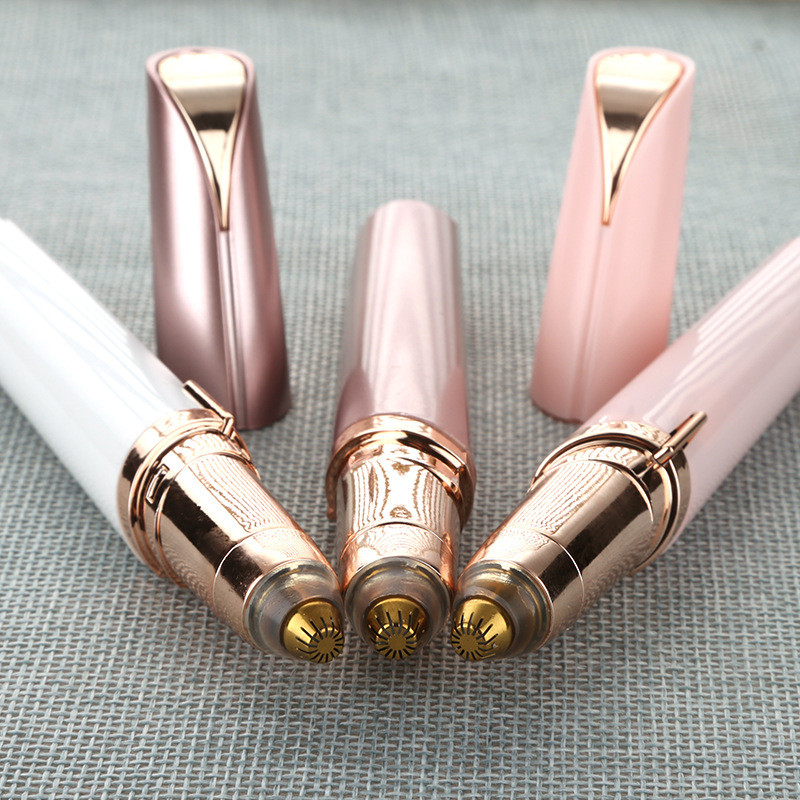 Надстройте USB електрически тример за вежди Безболезнен епилатор за вежди Косми в носа Мини самобръсначка Самобръсначки Преносим уред за премахване на косми по лицето Жени