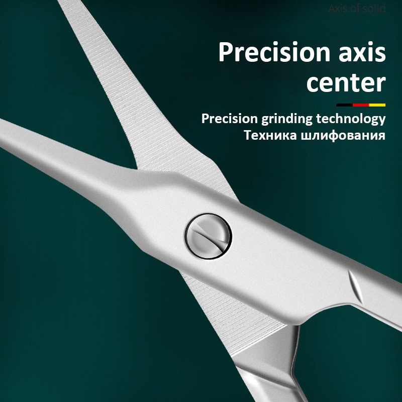 Roostevabast terasest kumer ots õhuke tera küünenaha käärid küünekäärid trimmer maniküüri tööriistad kulmude eemaldaja surnud naha eemaldamiseks