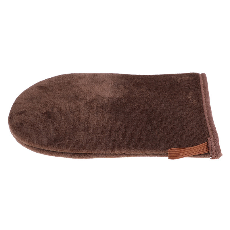 Înaltă calitate maro reutilizabil corp autobronzant aplicator mănuși de bronzare cremă loțiune mousse mănușă autobronzant