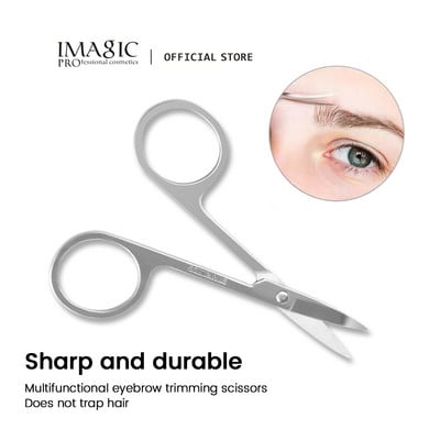 IMAGIC Eyebrow&Eyelash&Nose Cuticle Scissors Professional Removal Grooming Shaping Shaver Trimmer Tools for Makeup Accessories