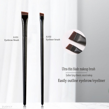 Thin Eyeliner Brush Set Fine Liner Brushes Professional angled A101 Brush Brush Υψηλής ποιότητας Εργαλείο μακιγιάζ περιγράμματος φρυδιών