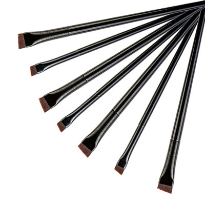 Set de pensule de machiaj pentru eyeliner subțire Perii pentru creionare fină perie profesională pentru sprâncene A101 înclinată Instrument de machiaj pentru contur sprâncene de înaltă calitate