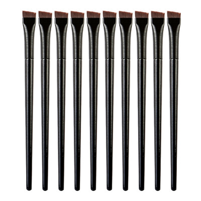 Set de pensule de machiaj pentru eyeliner subțire Perii pentru creionare fină perie profesională pentru sprâncene A101 înclinată Instrument de machiaj pentru contur sprâncene de înaltă calitate
