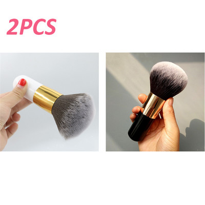 1/2 tk suure suurusega professionaalse puudripintsliga meigipintslid Multifunktsionaalne jumestuskreem Põsepuna Skulptuuripintsel meigitööriistad