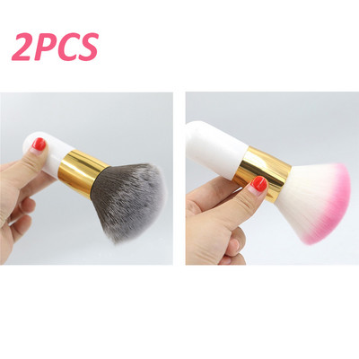 1/2 tk suure suurusega professionaalse puudripintsliga meigipintslid Multifunktsionaalne jumestuskreem Põsepuna Skulptuuripintsel meigitööriistad