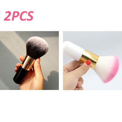 1/2 tk suure suurusega professionaalse puudripintsliga meigipintslid Multifunktsionaalne jumestuskreem Põsepuna Skulptuuripintsel meigitööriistad