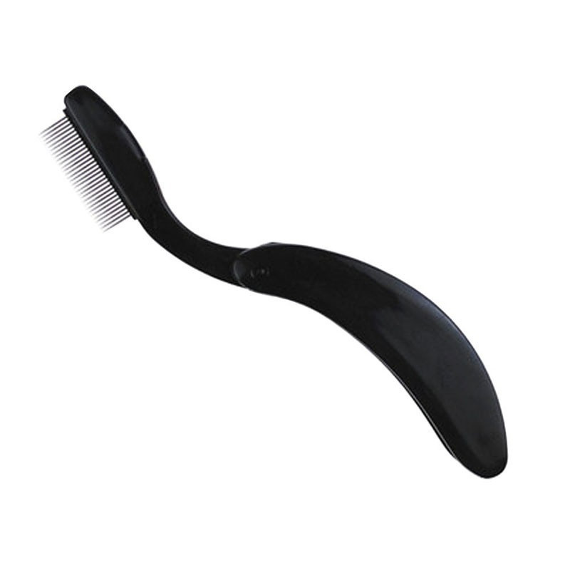 Instrument de frumusețe pliabil din oțel inoxidabil, pieptene pentru gene, perie pentru sprâncene